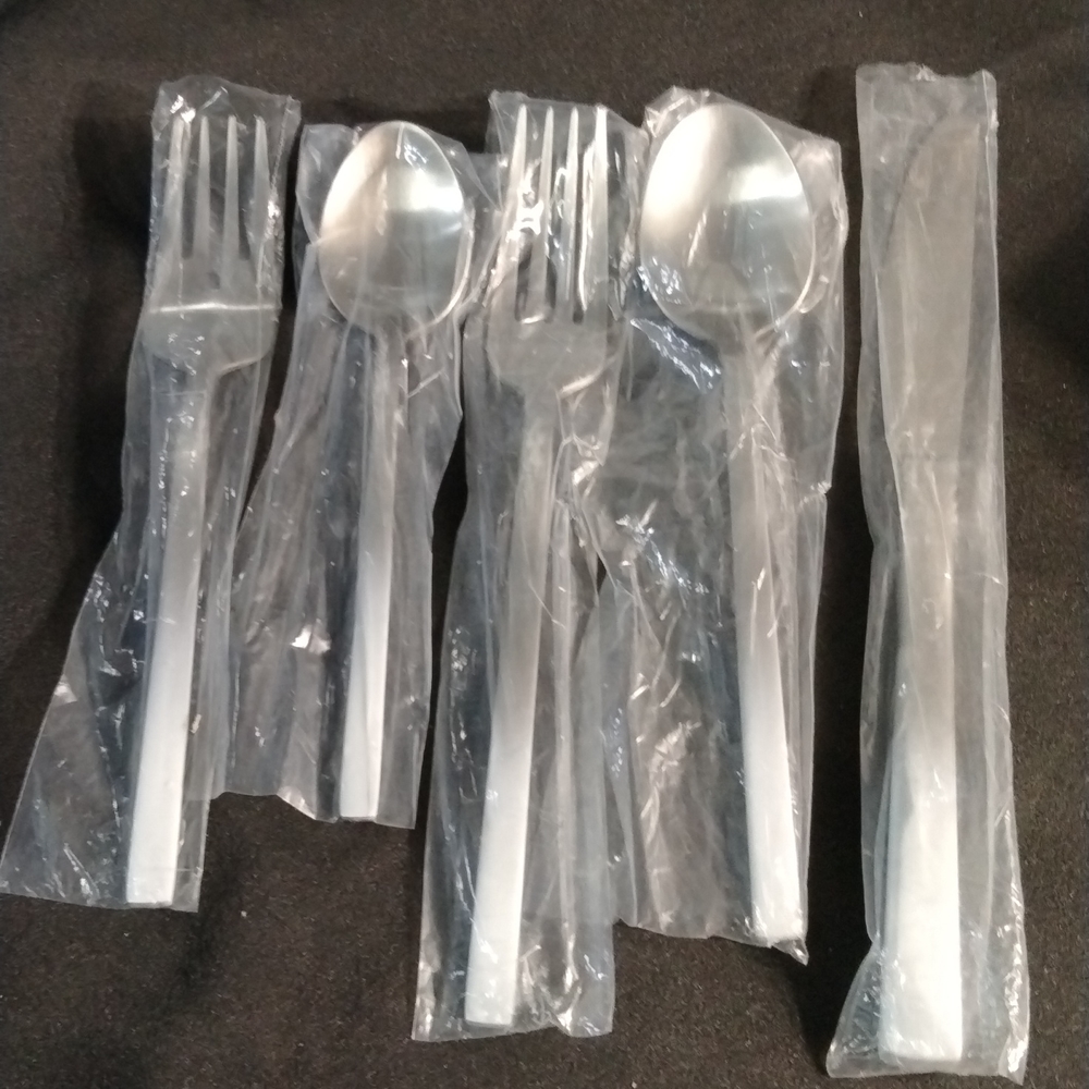 Skandia Satin White 5P Place Setting